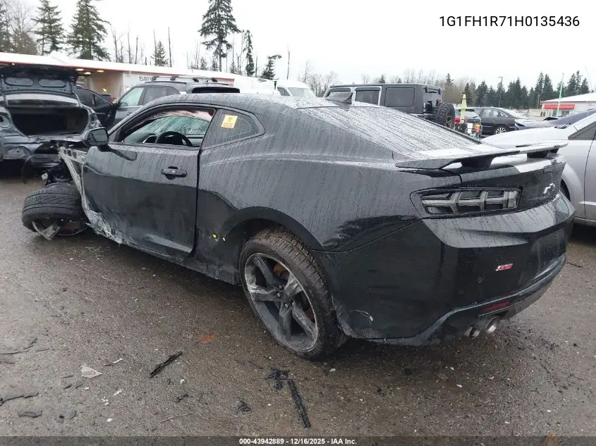 1G1FH1R71H0135436 2017 Chevrolet Camaro 2Ss