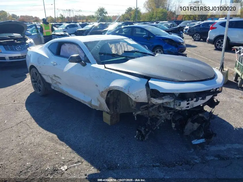 1G1FC1RS3J0100020 2018 Chevrolet Camaro 2Lt
