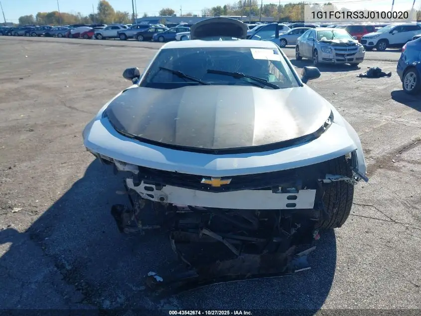 1G1FC1RS3J0100020 2018 Chevrolet Camaro 2Lt