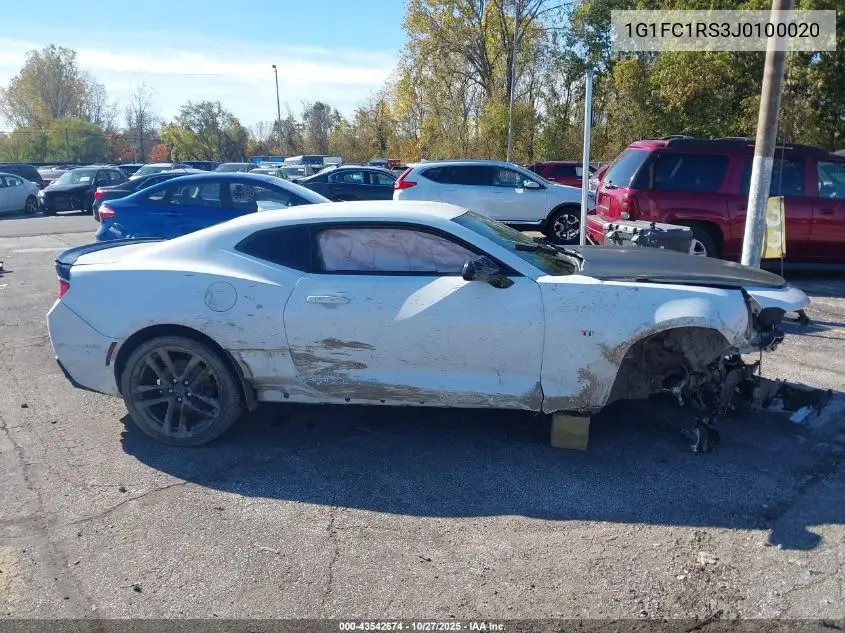 1G1FC1RS3J0100020 2018 Chevrolet Camaro 2Lt