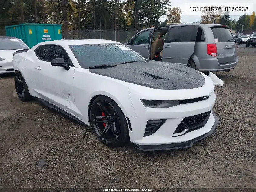 1G1FG1R76J0160938 2018 Chevrolet Camaro 2Ss