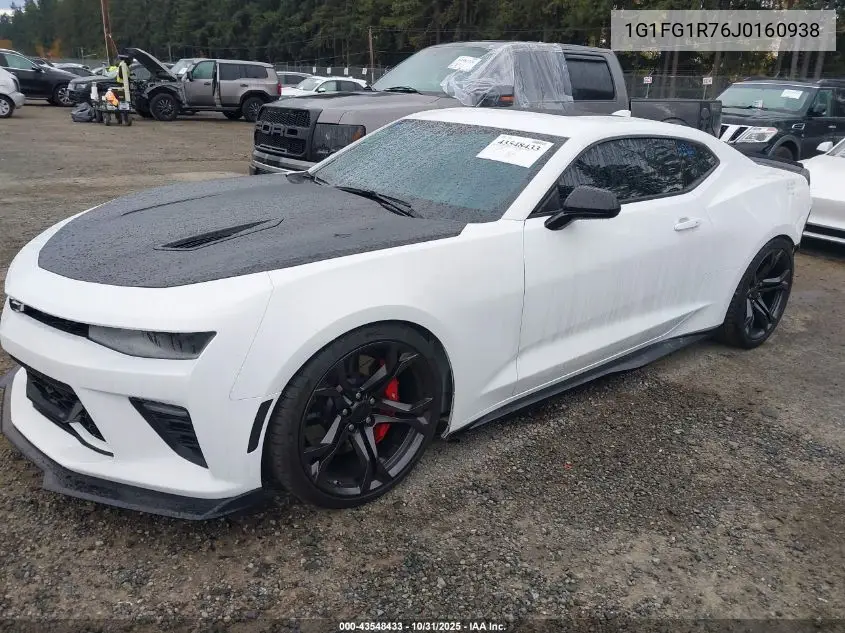 1G1FG1R76J0160938 2018 Chevrolet Camaro 2Ss