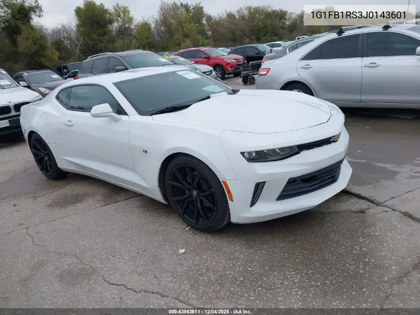 1G1FB1RS3J0143601 2018 Chevrolet Camaro 1Lt