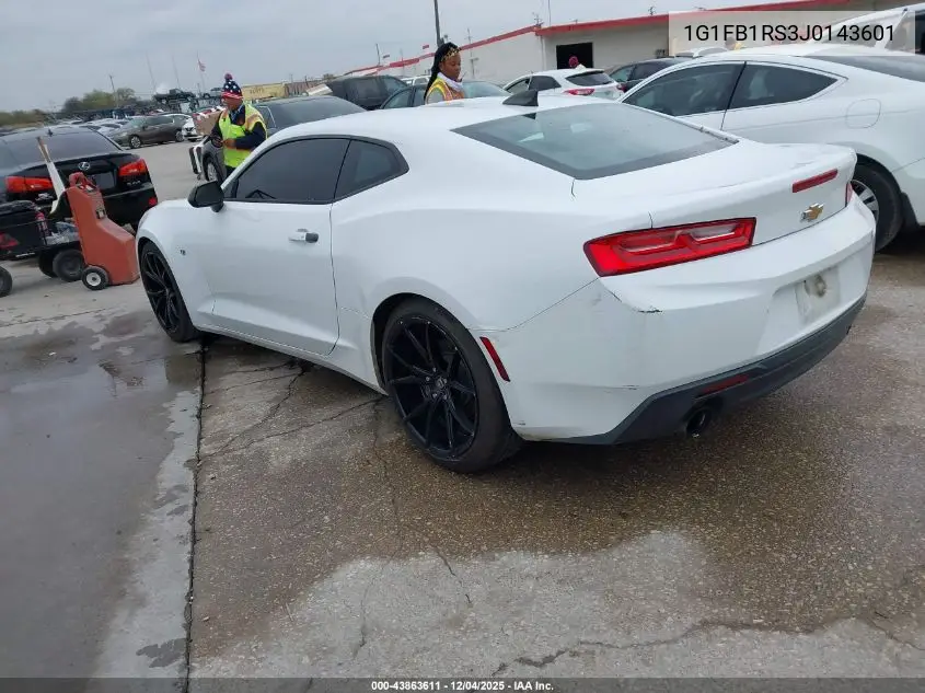1G1FB1RS3J0143601 2018 Chevrolet Camaro 1Lt