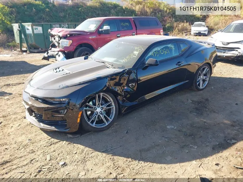 1G1FH1R75K0104505 2019 Chevrolet Camaro 2Ss