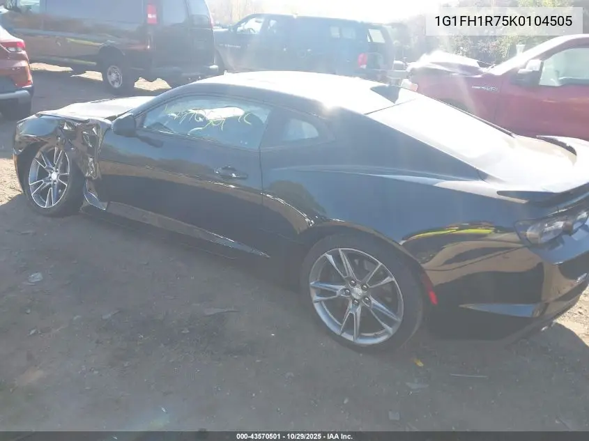 1G1FH1R75K0104505 2019 Chevrolet Camaro 2Ss