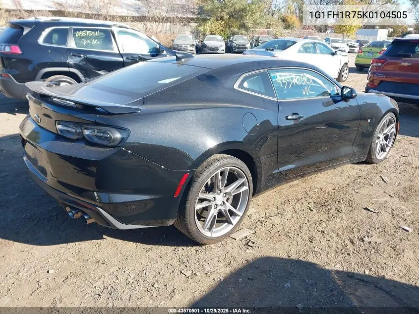 1G1FH1R75K0104505 2019 Chevrolet Camaro 2Ss