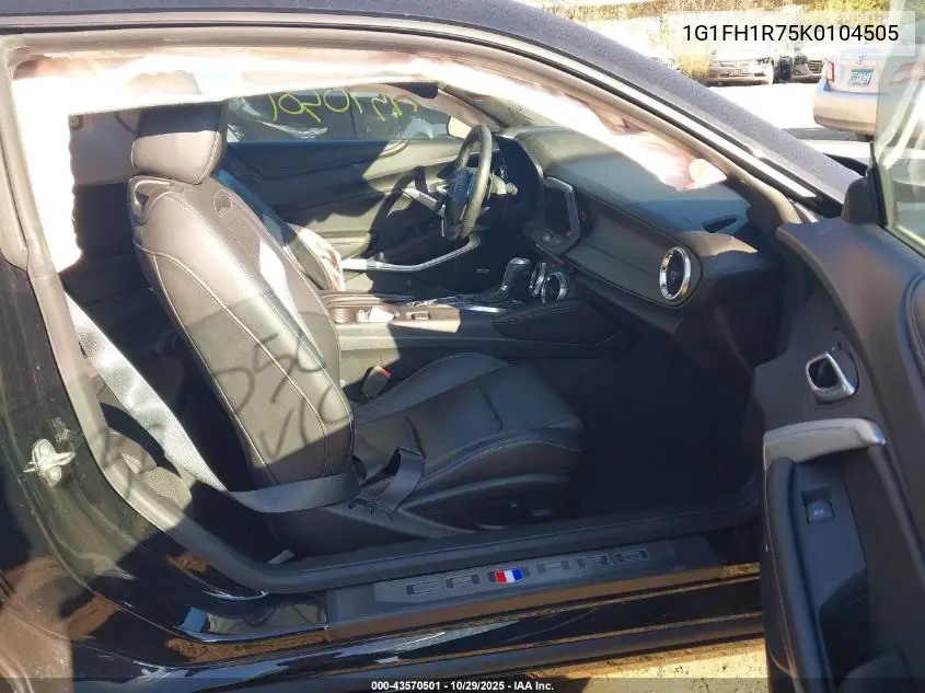 1G1FH1R75K0104505 2019 Chevrolet Camaro 2Ss