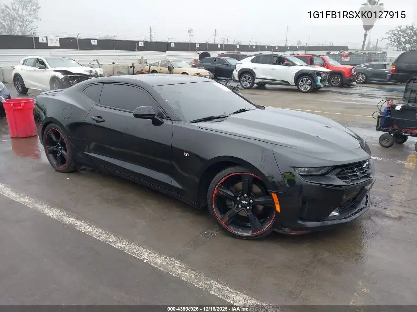 1G1FB1RSXK0127915 2019 Chevrolet Camaro 1Lt