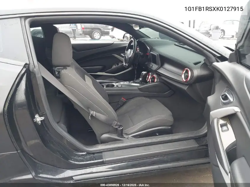 1G1FB1RSXK0127915 2019 Chevrolet Camaro 1Lt