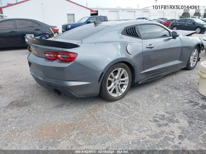 2020 Chevrolet Camaro Rwd 1Ls VIN: 1G1FB1RX5L0144361 Lot: 41624973