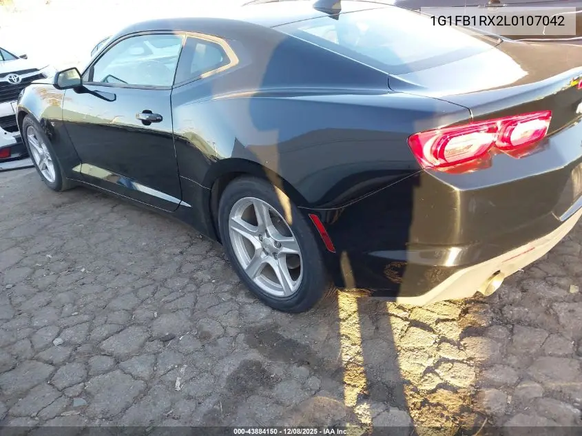 1G1FB1RX2L0107042 2020 Chevrolet Camaro Rwd 1Lt