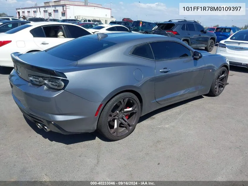 2021 Chevrolet Camaro Rwd 1Ss VIN: 1G1FF1R78M0109397 Lot: 40233046