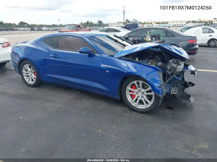1G1FB1RX7M0124260 2021 Chevrolet Camaro Rwd 1Ls