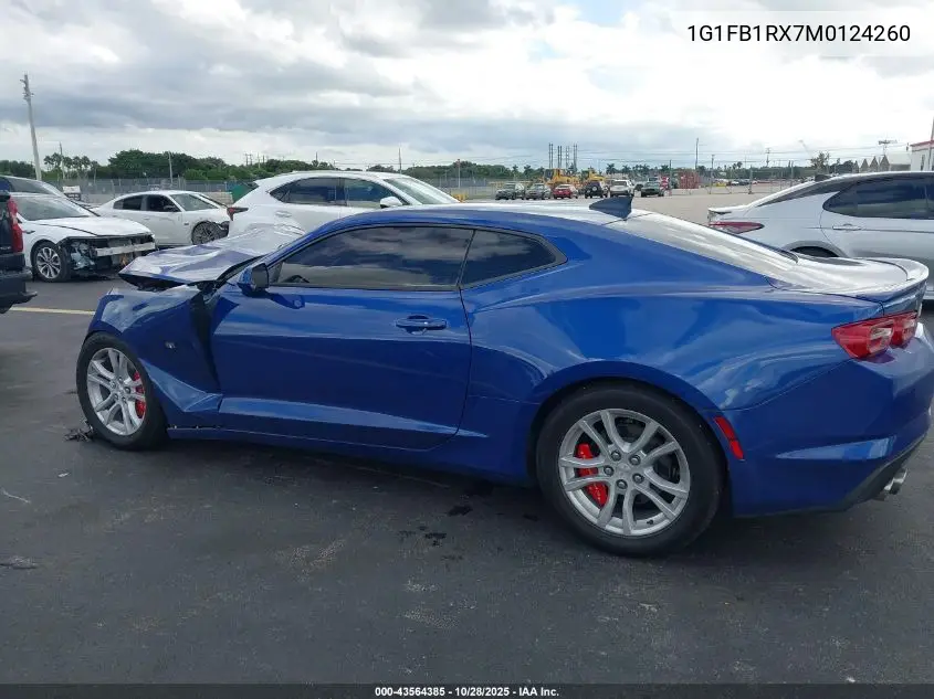 1G1FB1RX7M0124260 2021 Chevrolet Camaro Rwd 1Ls