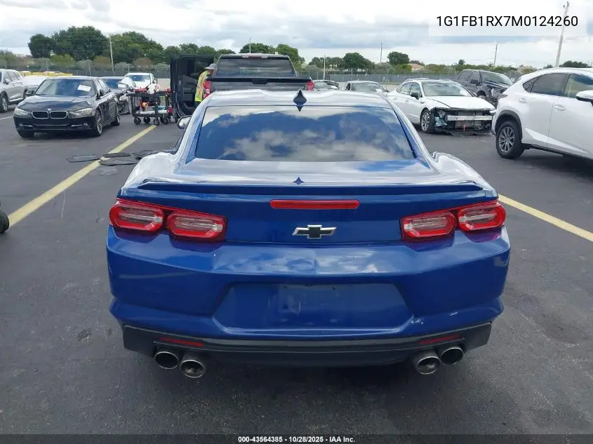 1G1FB1RX7M0124260 2021 Chevrolet Camaro Rwd 1Ls
