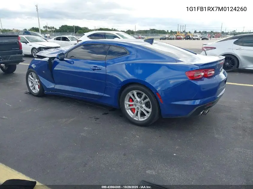1G1FB1RX7M0124260 2021 Chevrolet Camaro Rwd 1Ls