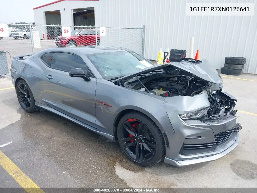 2022 Chevrolet Camaro Rwd 1Ss VIN: 1G1FF1R7XN0126641 Lot: 40265070