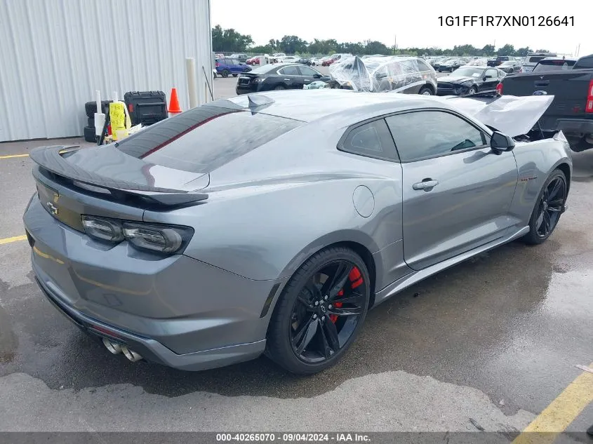 2022 Chevrolet Camaro Rwd 1Ss VIN: 1G1FF1R7XN0126641 Lot: 40265070