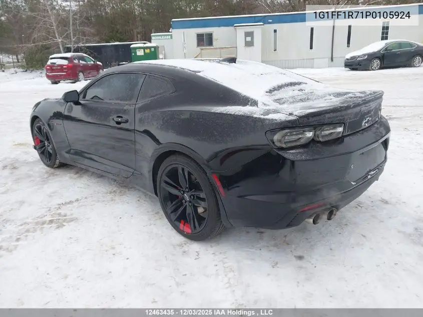 1G1FF1R71P0105924 2023 Chevrolet Camaro Lt1/Ss