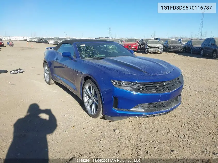 1G1FD3DS6R0116787 2024 Chevrolet Camaro 2Lt/3Lt