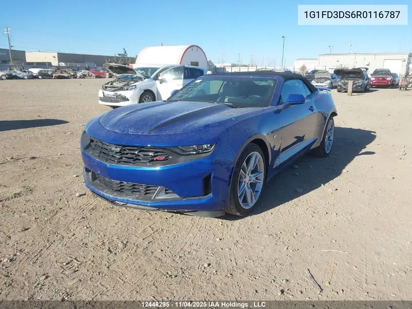 1G1FD3DS6R0116787 2024 Chevrolet Camaro 2Lt/3Lt