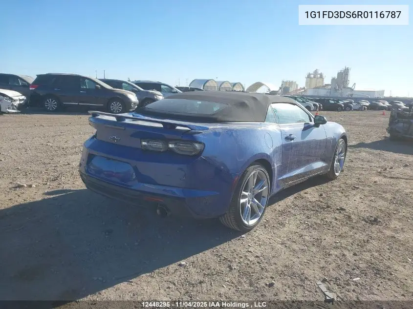 1G1FD3DS6R0116787 2024 Chevrolet Camaro 2Lt/3Lt