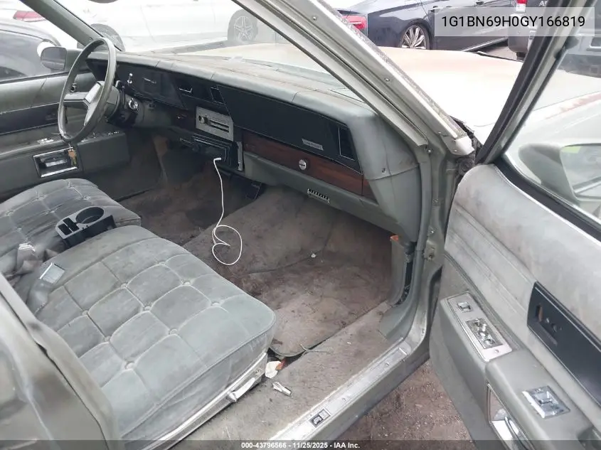 1G1BN69H0GY166819 1986 Chevrolet Caprice Classic