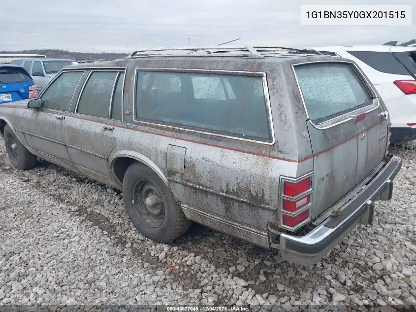 1G1BN35Y0GX201515 1986 Chevrolet Caprice Classic