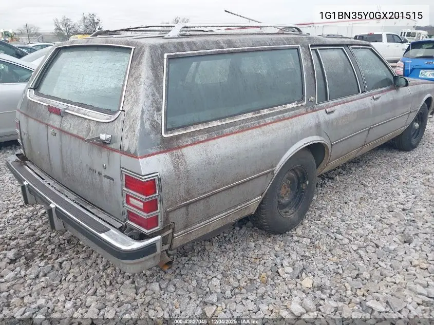 1G1BN35Y0GX201515 1986 Chevrolet Caprice Classic