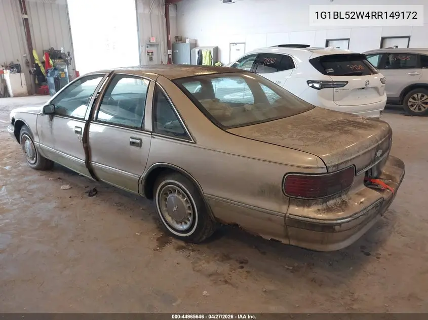1994 Chevrolet Caprice Classic VIN: 1G1BL52W4RR149172 Lot: 44965646