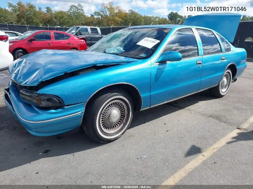 1G1BL52W0TR171046 1996 Chevrolet Caprice Classic