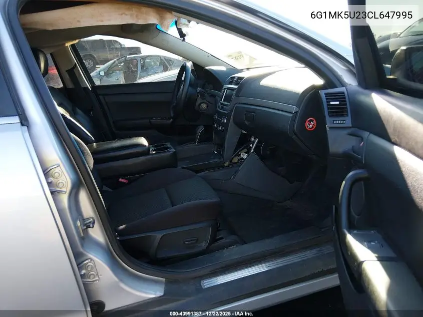 6G1MK5U23CL647995 2012 Chevrolet Caprice Police