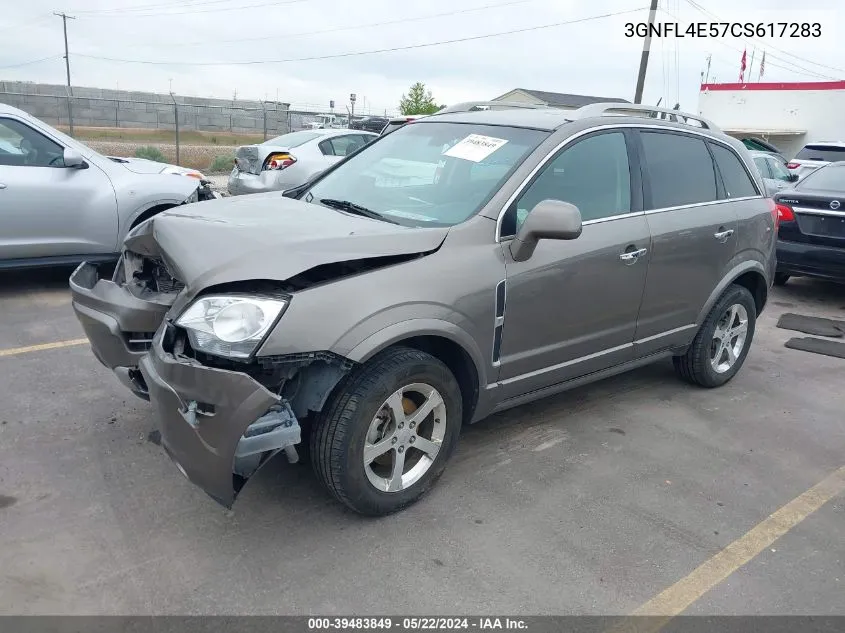 3GNFL4E57CS617283 2012 Chevrolet Captiva Sport Ltz