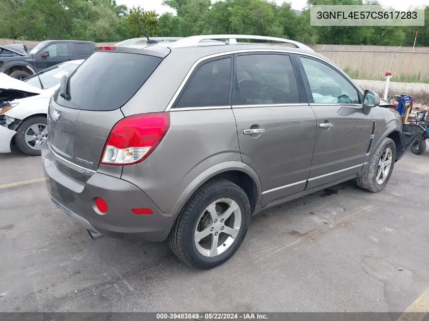 3GNFL4E57CS617283 2012 Chevrolet Captiva Sport Ltz