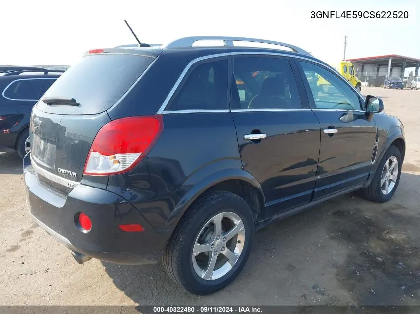 3GNFL4E59CS622520 2012 Chevrolet Captiva Sport Ltz