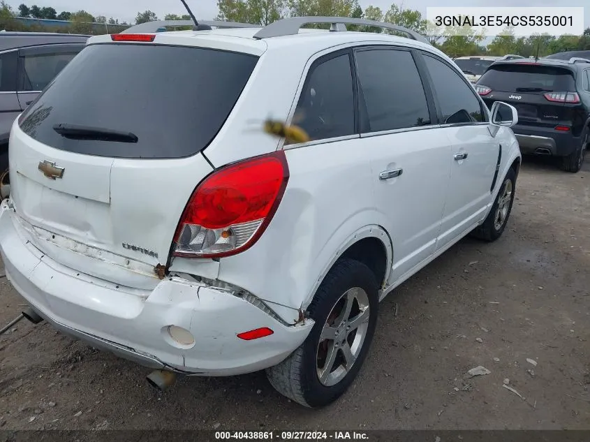 3GNAL3E54CS535001 2012 Chevrolet Captiva Sport Lt