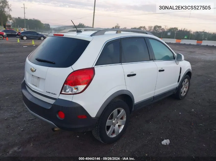 3GNAL2EK3CS527505 2012 Chevrolet Captiva Sport 2Ls