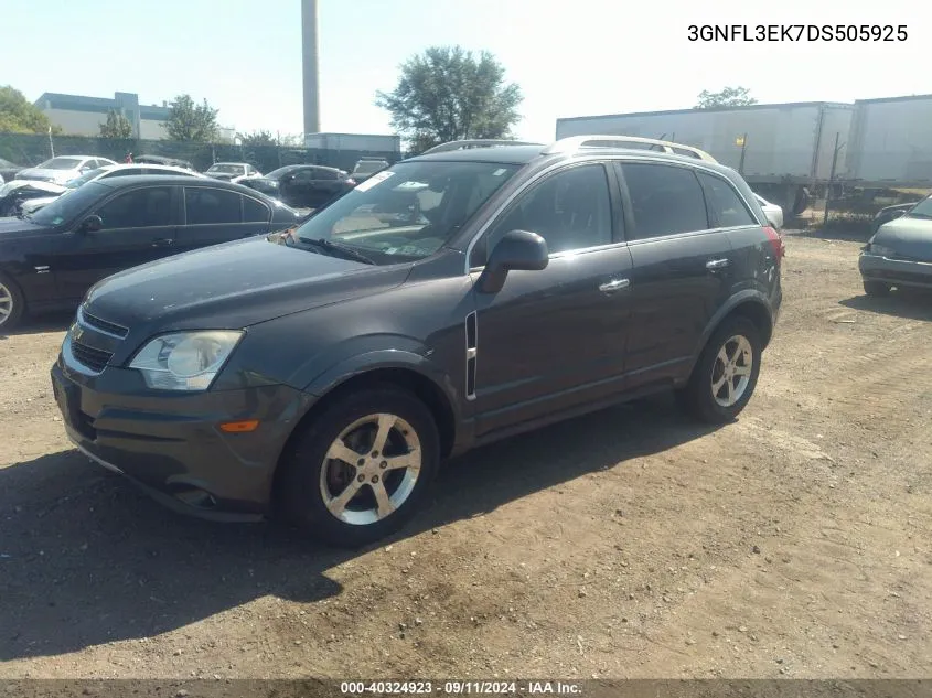 3GNFL3EK7DS505925 2013 Chevrolet Captiva Sport Lt