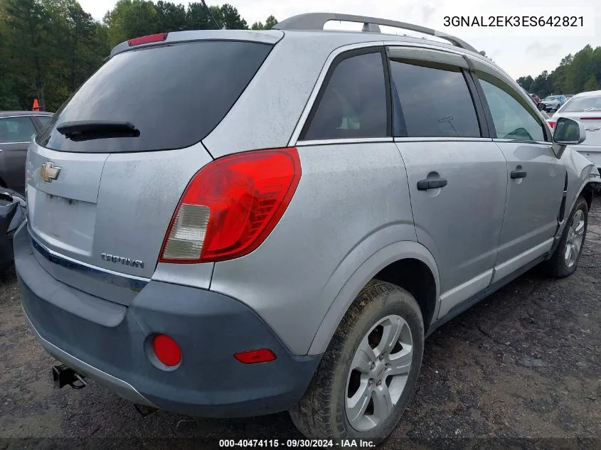 3GNAL2EK3ES642821 2014 Chevrolet Captiva Sport 2Ls