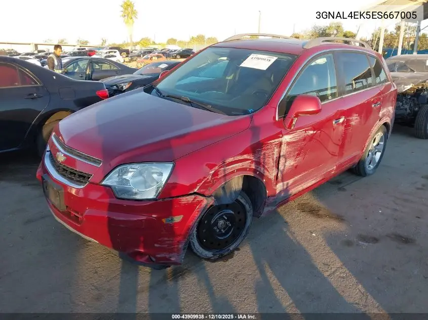 3GNAL4EK5ES667005 2014 Chevrolet Captiva Sport Ltz