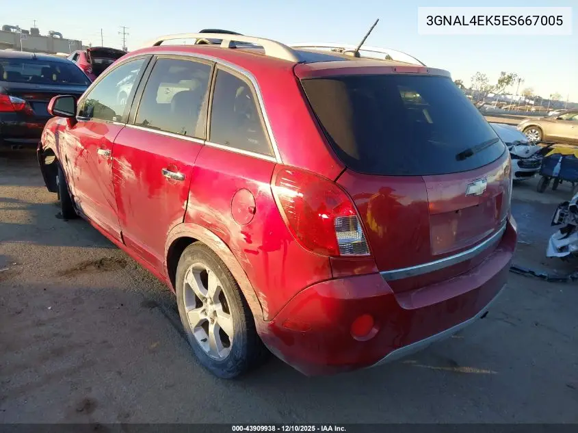 3GNAL4EK5ES667005 2014 Chevrolet Captiva Sport Ltz