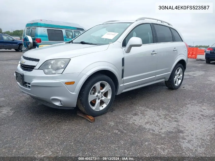 3GNAL4EK0FS523587 2015 Chevrolet Captiva Sport Ltz