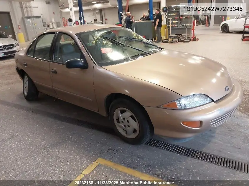 1G1JC5242W7273345 1998 Chevrolet Cavalier
