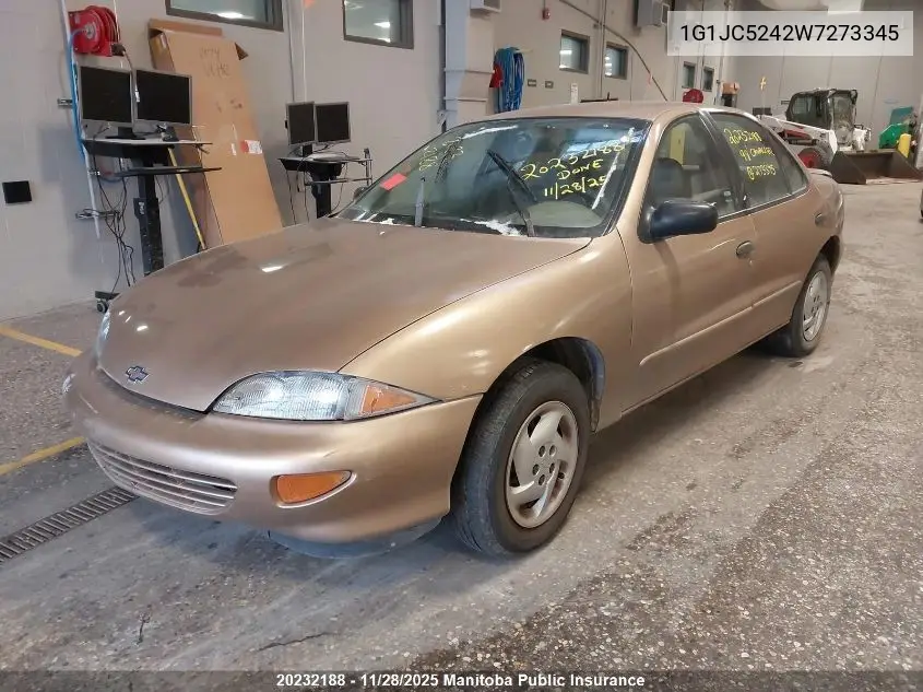 1G1JC5242W7273345 1998 Chevrolet Cavalier