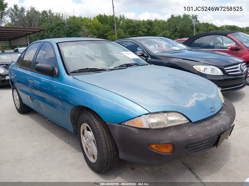 1998 Chevrolet Cavalier VIN: 1G1JC5246W7258525 Lot: 45258769