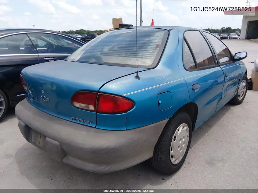 1998 Chevrolet Cavalier VIN: 1G1JC5246W7258525 Lot: 45258769