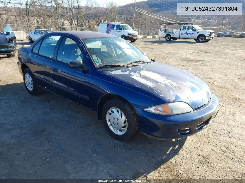 1G1JC524327391804 2002 Chevrolet Cavalier