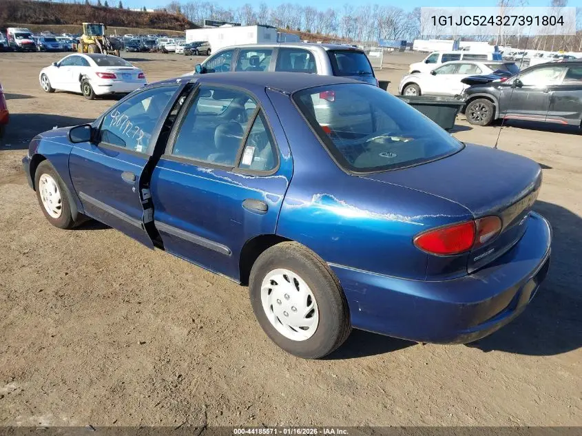 1G1JC524327391804 2002 Chevrolet Cavalier