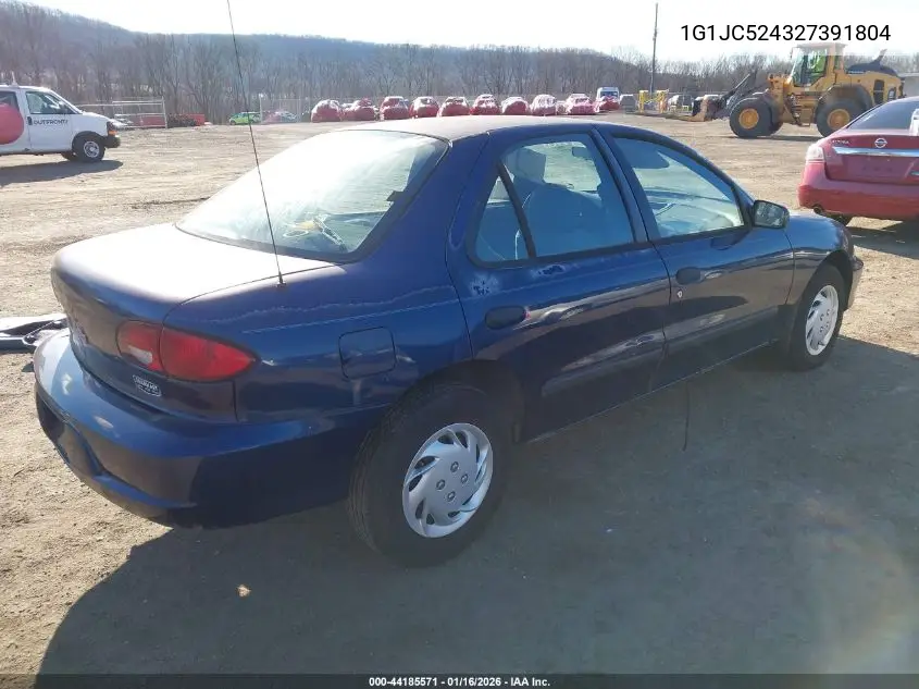 1G1JC524327391804 2002 Chevrolet Cavalier